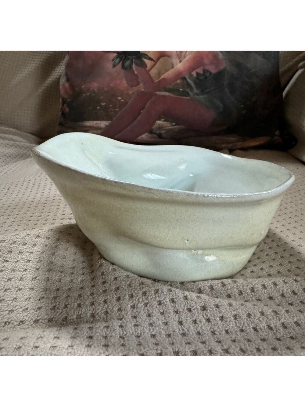 Handmade Stoneware Pottery Bowl - Picture 3 of 7